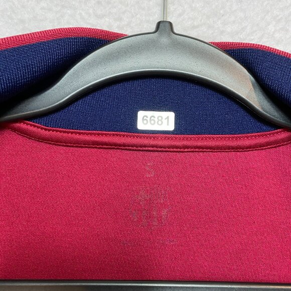 FC Barcelona Jacket Mens S Red Barca Full Zip Knit Soccer - Picture 7 of 13